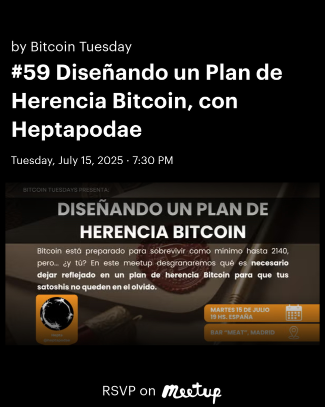 #59 Diseñando un Plan de Herencia Bitcoin